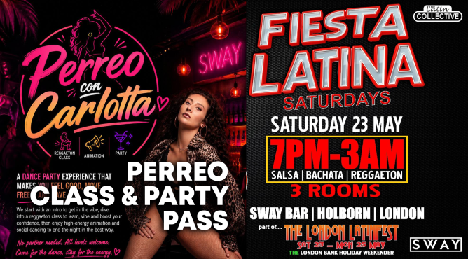 Fiesta Latina - Saturday 23rd May 2026 - Perreo &amp; Party Pass